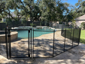 black 4 foot gate