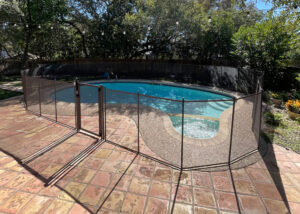 brown flat gate curved