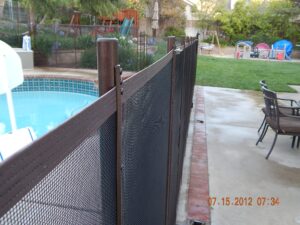 copper vein pool fence
